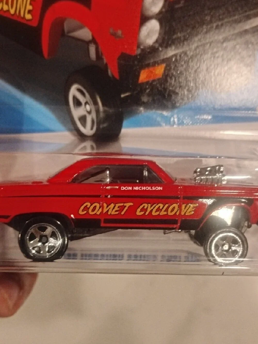 Mattel Hot Wheels Red Comet Cyclone Die-Cast Car